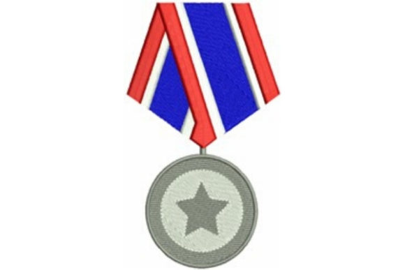 Army Medal: A Craft Fair Embroidery Review
