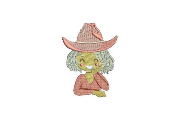 Blonde with Cowboy Hat: Embroidery Design Review