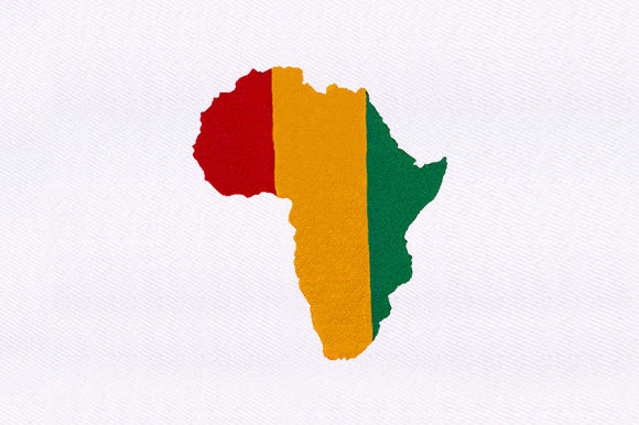 Colored African Map: A Designer Review for Merch
