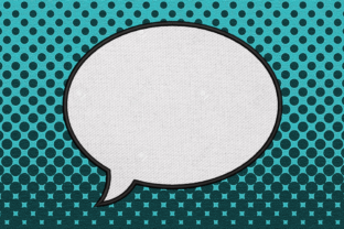 Comic Book Speech Bubble Applique Review
