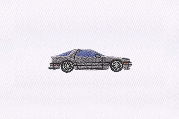Gray Car Cap Design for Small Business Merch