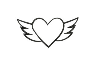 Heart with Wings Line Art: A Merchandise Review