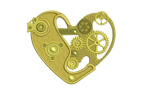 Mechanical Heart: An Embroidery Design Review