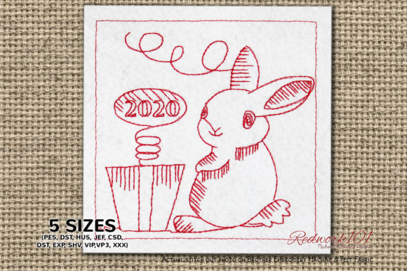 New Year Bunny Design: A Charming Addition