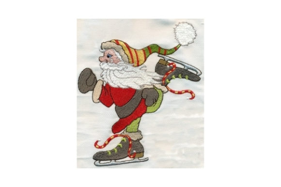 Sassy Figure 8 Santa: A Festive Embroidery Review